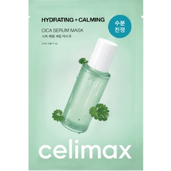 Успокаивающая тканевая маска с центеллой Celimax The Real Cica Calming Serum Mask, 27 мл