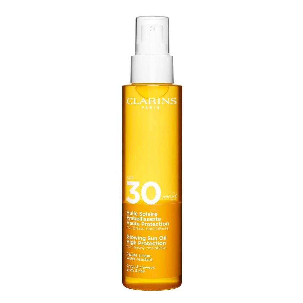 Солнцезащитное масло для тела и волос SPF 30 Glowing Sun Oil High Protection, 150 мл