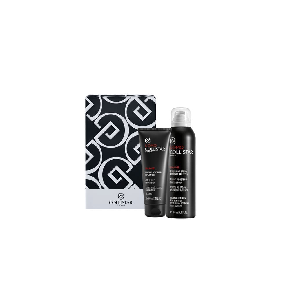 Набор косметический (Пена для бритья Uomo/Shave/Perfect Adherence Shaving Foam, 200мл+Бальзам после бритья Uomo/Shave/After-Shave Repair Balm, 100мл)