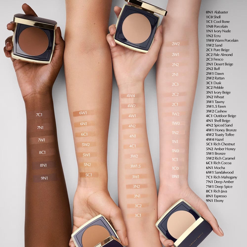 Стойкая матовая компактная пудра Estee Lauder Double Wear Stay-In-Place Matte Powder Foundation - фото 3