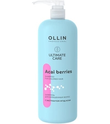 Ollin Ultimate Care Шампунь для окрашенных волос с экстрактом ягод асаи, 1000 мл