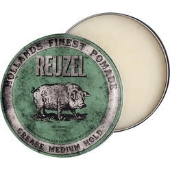 Зеленая помада Reuzel Grease Medium Hold