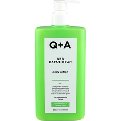 Q+A Мягкий отшелушивающий лосьон для тела Q+A AHA Exfoliator, 250 мл