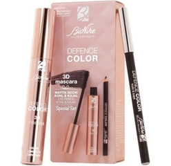 Набор (Тушь для ресниц Defence Color 3d Mascara, тон 01, noir 11 мл + Карандаш для век Defence Color Kohl&Kajal Eye Pencil, тон 101)