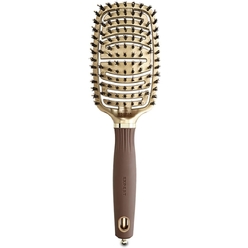 Щетка Expert Care Flex Boar&Nylon Bristles Gold&Brown щетина + нейлон