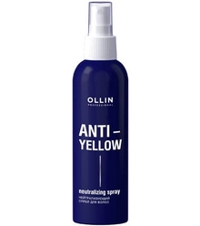 Ollin Anti-Yellow Нейтрализующий спрей для волос, 150 мл