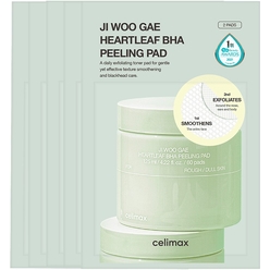 Пилинг-пэды для обновления и сияния кожи (саше) Celimax Ji Woo Gae Heartleaf Bha Peeling Pad, 2 пэда×5 шт