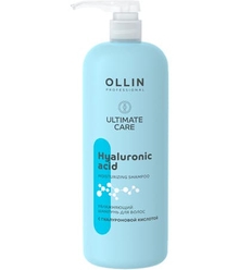 Ollin Ultimate Care Увлажняющий шампунь для волос с гиалуроновой кислотой, 1000 мл