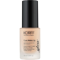 Тональный флюид с лифтинг эффектом, придающий коже сияние Cure Make Up Fluid Foundation Lifting Effect Glow