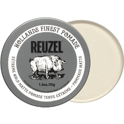 Матовая экстрасильная помада для укладки волос Reuzel Extreme Hold Matte Pomade, 35 гр.