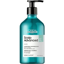 L`Oreal Professionnel Serie Expert Scalp Advanced Anti-Oiliness Шампунь для очищающий для волос склонных к жирности "Scalp Advanced" гаммы "Serie Expert" марки "L'Oreal Professionnel", 500 мл