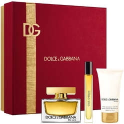 Набор парфюмерно-косметический Dolce&Gabbana The One (Парфюмерная вода, 75 мл + Лосьон для тела парфюмированный, 50 мл + Парфюмерная вода, 10 мл)