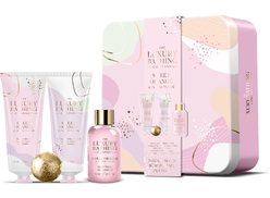 Косметический набор Sweet Orange & Ylang Ylang (Крем для рук и ногтей Hand & Nail Cream, 50 мл + Крем для тела Body Cream, 50 мл + Гель для душа Body Wash, 50 мл + Соль для ванны Bath Fizzer, 25 г)