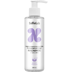 Гидрофильное масло-гель очищающее для лица Niacinamide + AHA + BHA, 200 мл