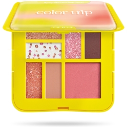 Палетка для макияжа глаз и лица Color Trip, тон Pretty Trip: Тени для век Eyeshadows,6 х 1 г, Румяна Blush, 1 х2 г