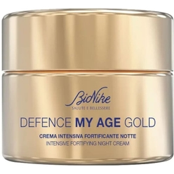 BioNike Интенсивный укрепляющий ночной крем для лица DEFENCE MY AGE GOLD intensive fortifying night cream 50 мл