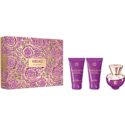 Набор парфюмерно-косметический Pour Femme Dylan Purple  (Парфюмерная вода, 50 мл + Гель для ванны и душа парфюмированный, 50 мл + Лосьон для тела парфюмированный, 50 мл)