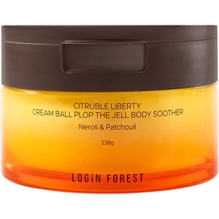 Успокаивающий парфюмированный крем-гель для тела 2 в 1 Citruble Liberty Cream Ball Plop The Jell Body Soother, 238 г
