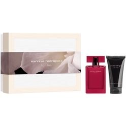 Набор парфюмерно-косметический (Парфюмерная вода интенсивная Narciso Rodriguez For Her 50 мл + Лосьон для тела парфюмированный For Her 50 мл)