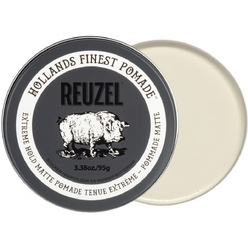 Матовая экстрасильная помада для укладки волос Reuzel Extreme Hold Matte Pomade, 95 гр.