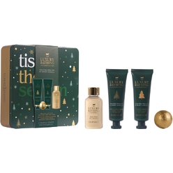 Косметический набор Toasted Praline & Sweet Vanilla (Гель для душа Body Wash 50мл+Крем для тела Body 50мл+Соль для ванны Bath Fizzer 25г+Крем для рук и ногтей Hand & Nail Cream 50мл)