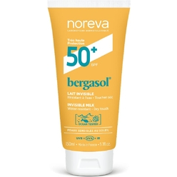 Noreva Бергасол Солнцезащитное молочко Spf 50+, 150 мл