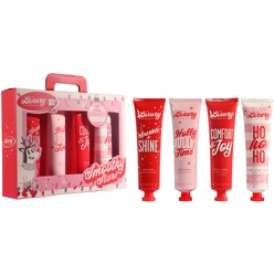 Косметический набор Smoothy Stars (Гель для душа Body Wash 100 мл+Крем для тела Body Cream 100мл+Крем для рук и ногтей Hand & Nail Cream 100мл+Пена для ванны Bath Soak100 мл)