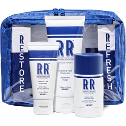 Набор д/ухода з/лиц ReuzelSkinCareTravelBag(Очищ стик д/лица ReuzelClean&FreshSolidFaceWashStick50 мл,Увл.крем д/лица ReuzelRefresh&RestoreHydratingFaceMoisturizer100 мл,Интенс.крем д/глаз ReuzelRefresh&RestoreIntensiveCareEyeCream30 мл,Косметичка пр