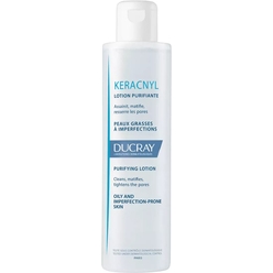 Очищающий лосьон для жирной и проблемной кожи Ducray Keracnyl, 200 мл