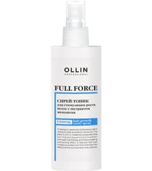 Ollin Full Force Спрей-тоник для стимуляции роста волос с женьшенем, 100 мл