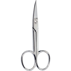 Ножницы маникюрные Chromeplated Manicure Scissors, Curved Tip