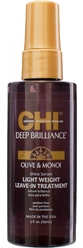 Несмываемая сыворотка для поврежденных волос на основе шелка Deep Brilliance Olive & Monoi Shine Serum Light Weight Leave-in Treatment