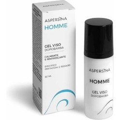 Pharmalife Research Aspersina Homme Gel Viso Гель для мужчин после бритья, для чувствительной кожи, успокаивающий, освежающий с муцином улитки и гиалуроновой кислотой