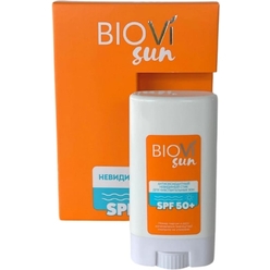 Антиоксидантный невидимый стик для чувствительных зон Biovi Sun SPF 50+, 14 гр