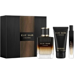 Набор парфюмерно-косметический Elie Saab L'Homme (Парфюмерная вода интенсивная, 100 мл + Бальзам после бритья, 75 мл + Гель для душа парфюмированный, 75 мл)