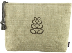 Косметичка с маркировкой Natural Fiber Cosmetic Bag