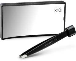 Зеркало с пинцетом x10 Make up Mirror with Tweezers