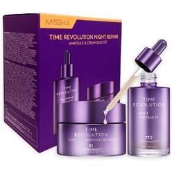 Набор Time Revolution Night Repair Ampoule & Cream Duo