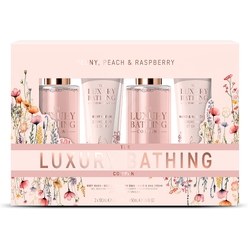 ΠΠΎΡΠΌΠ΅ΡΠΈΡΠ΅ΡΠΊΠΈΠΉ Π½Π°Π±ΠΎΡ Peony, Peach & Raspberry(ΠΡΠ΅ΠΌ Π΄Π»Ρ ΡΡΠΊ ΠΈ Π½ΠΎΠ³ΡΠ΅ΠΉ Hand & Nail Cream 50 ΠΌΠ»+ ΠΠ΅Π»Ρ Π΄Π»Ρ Π΄ΡΡΠ° Body Wash 100 ΠΌΠ»+ ΠΡΠ΅ΠΌ Π΄Π»Ρ ΡΠ΅Π»Π° Body Cream 50 ΠΌΠ»+ ΠΠ΅Π½Π° Π΄Π»Ρ Π²Π°Π½Π½Ρ Bath Soak