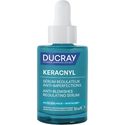 Ducray Keracnyl Regulating Serum Разглаживающая сыворотка для проблемной кожи, склонной к акне, 30 мл