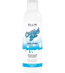 Ollin Professional Cocktail Bar Крем-шампунь "Молочный коктейль" Увлажнение волос, 400 мл