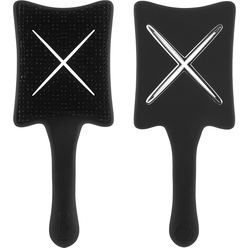 Компактная расческа для сушки феном ikoo paddle X pops- beluga black "Черная белуга"