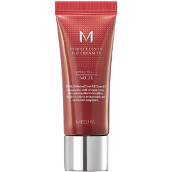BB-крем Missha M Perfect Cover BB Cream EX SPF42/PA+++ (No.26/Natural Caramel), 20 мл