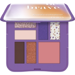 Палетка для макияжа Be Brave(Тени для век Eyeshadows Matt, 2 х 1 г+Тени для век Eyeshadows Satin, 2 х 1 г+Тени для век Eyeshadows Hypnotic Gaze, 1 г+Тени для век Eyeshadows Captivating Gem, 1 г+Румяна Blush, 2 г)