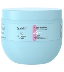 Ollin Ultimate Care Маска для окрашенных волос с экстрактом ягод асаи, 500 мл