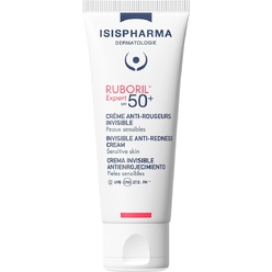 Isispharma Ruboril Expert SPF50+ Invisible крем для чувствительной кожи склонной к покраснению с SPF50+ без тона, 40 мл