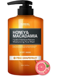 Гель для душа KUNDAL HONEY & MACADAMIA PURE BODY WASH PINK GRAPEFRUIT, 500 мл
