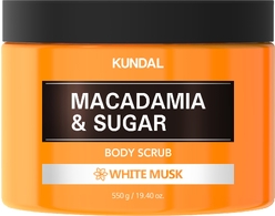 Скраб для тела MACADAMIA & SUGAR Body Scrub WHITE MUSK, 550 г