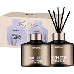 Парфюм для дома в диффузоре Белый Мускус Kundal Perfume Diffuser White Musk, 200 мл х 2