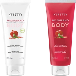 Набор Pomegranate: гель для душа Melograno/Body/Energizing Shower, 250 мл, увлажняющий крем для тела Melograno/Body/Moisturizing Body Cream Energizing, 250 мл